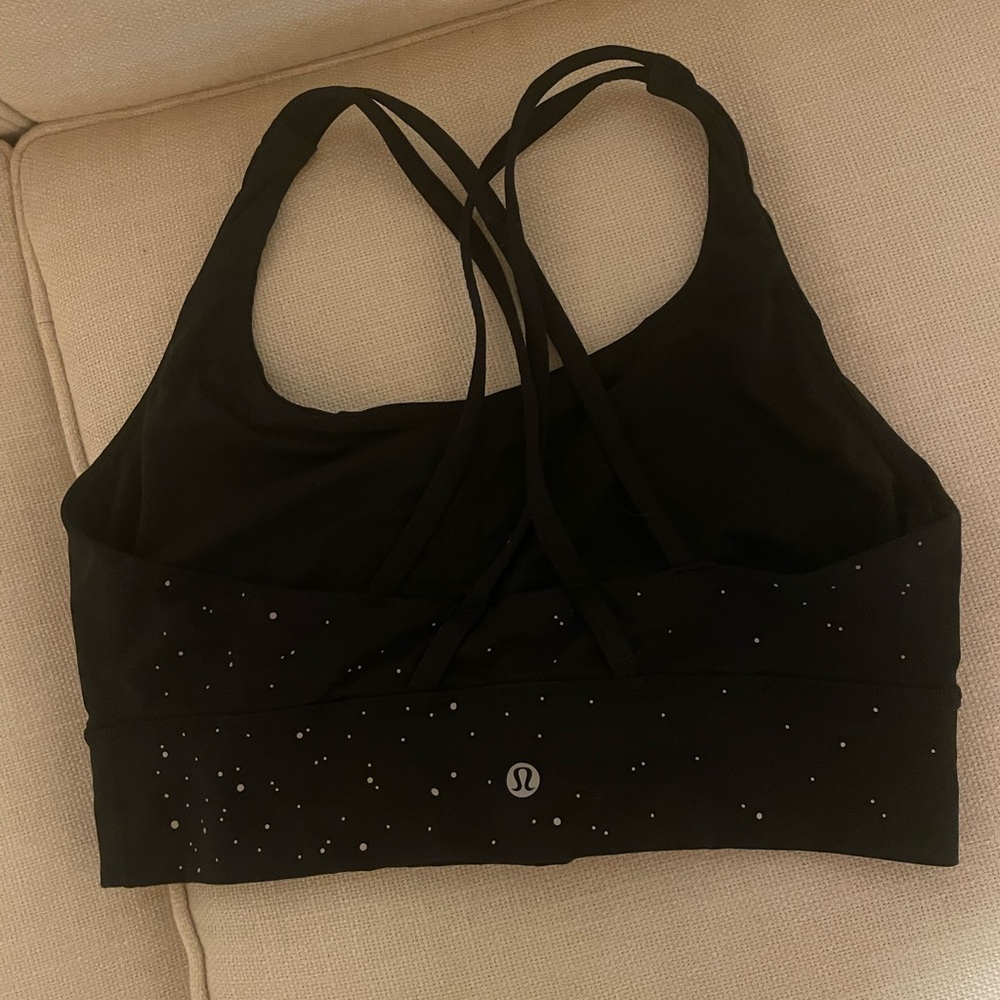 lululemon athletica Black Strappy Sports Bra